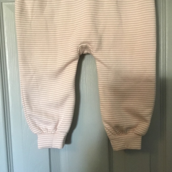 Baby Gap Girls Paddington Bear One Piece Pink White Sweatshirt Outfit Cotton - Picture 3 of 6